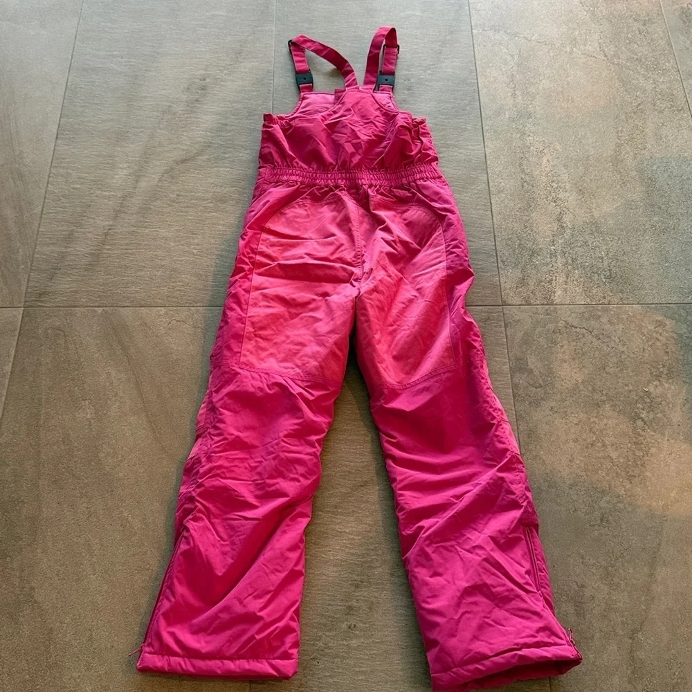 Lands’ End Kids Squall Waterproof Insulated Iron Knee Snow Bibs - Never worn